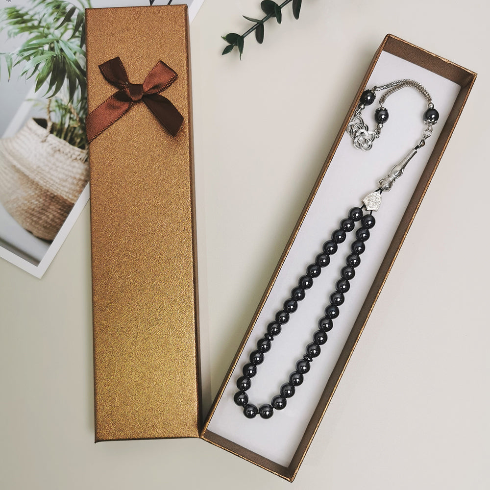 Black Gold Silver Metal-Tasbih Islamic Prayer Beads