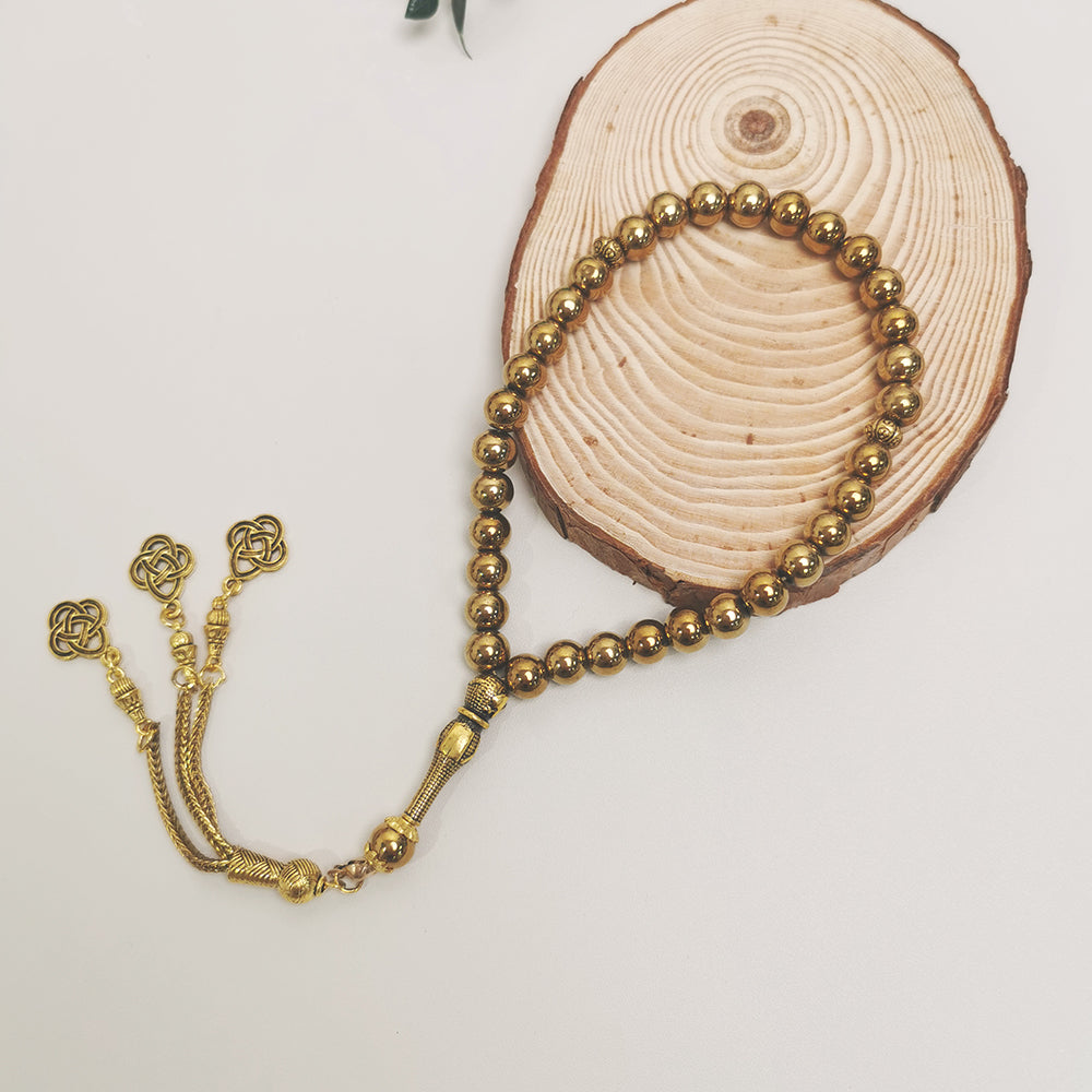Black Gold Silver Metal-Tasbih Islamic Prayer Beads