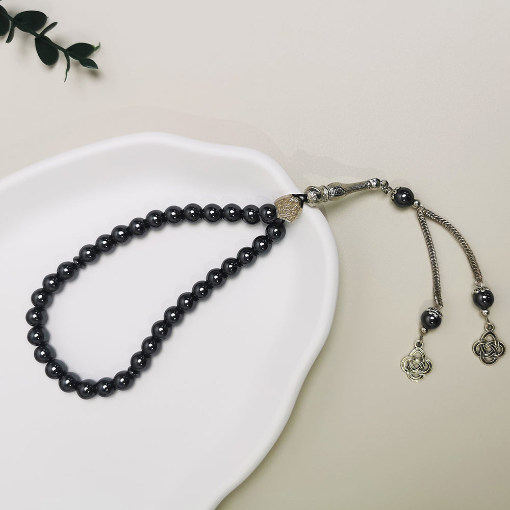 Black Gold Silver Metal-Tasbih Islamic Prayer Beads