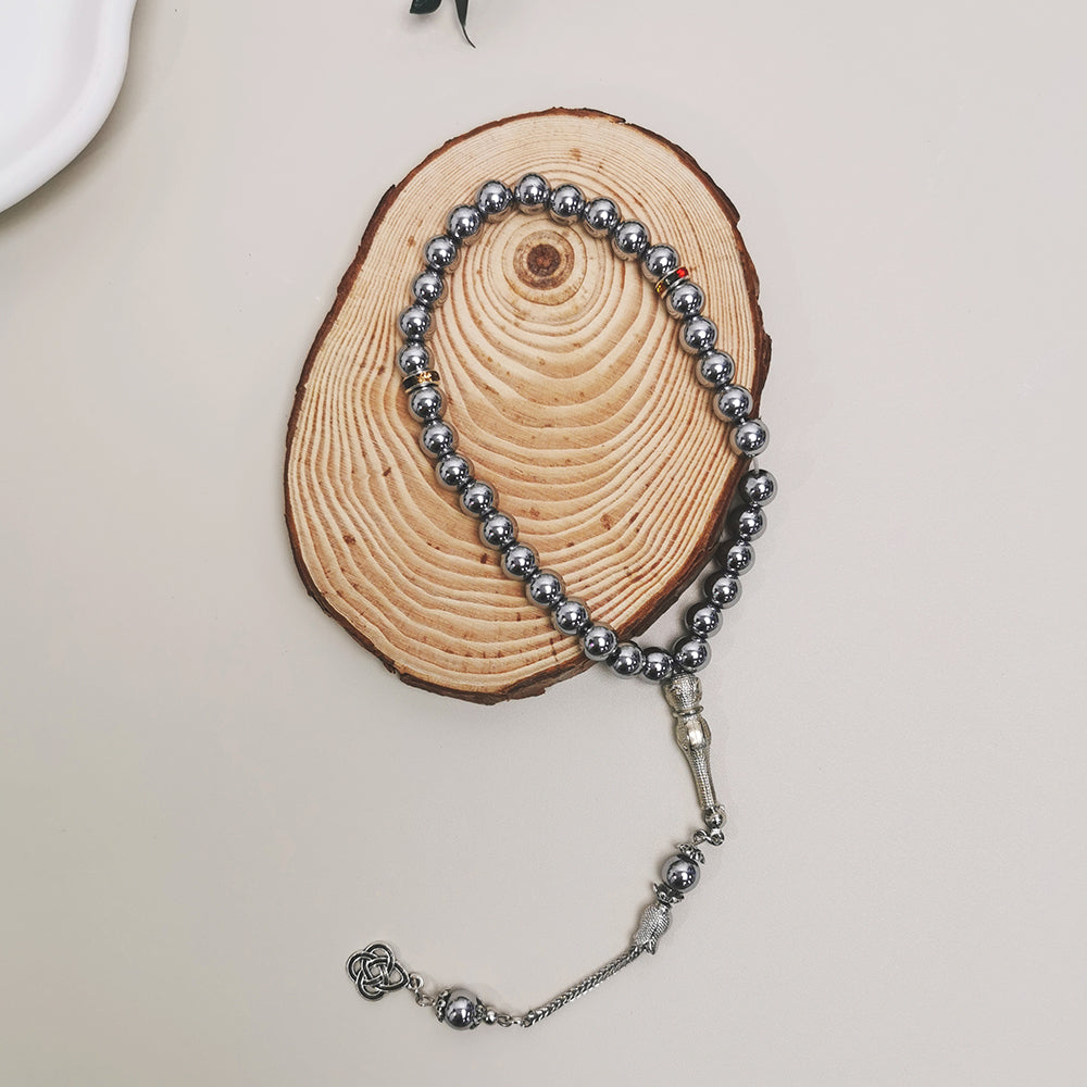 Black Gold Silver Metal-Tasbih Islamic Prayer Beads