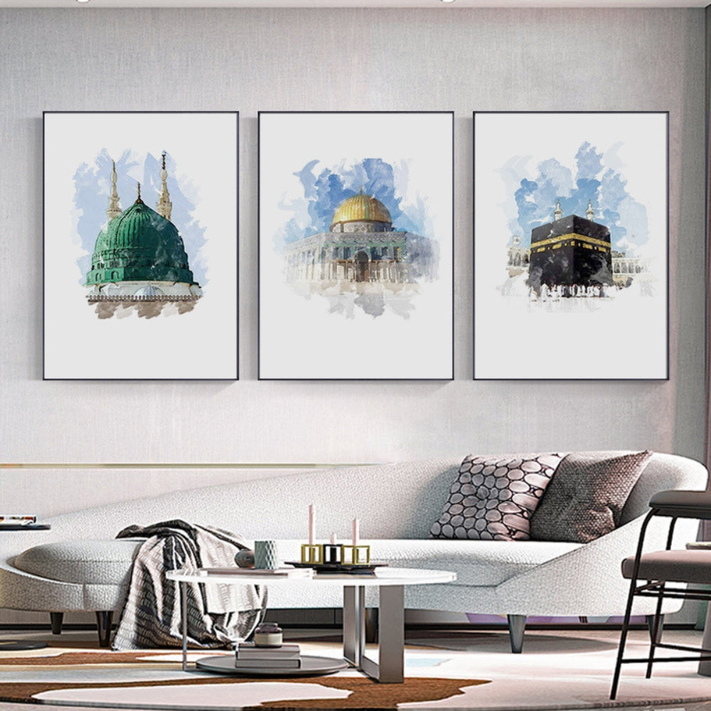 Islamic Mosque Kabba Art Wall Pictures