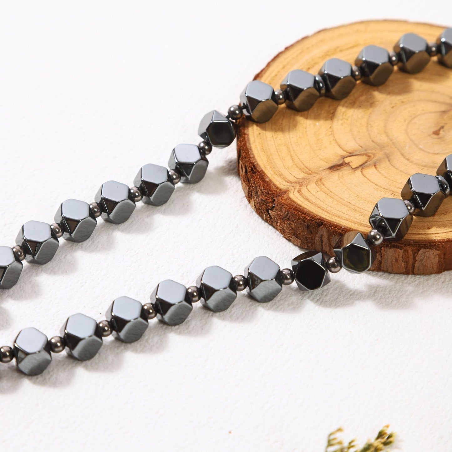 Polyhedron Hematite–Tasbih Islamic Prayer Beads