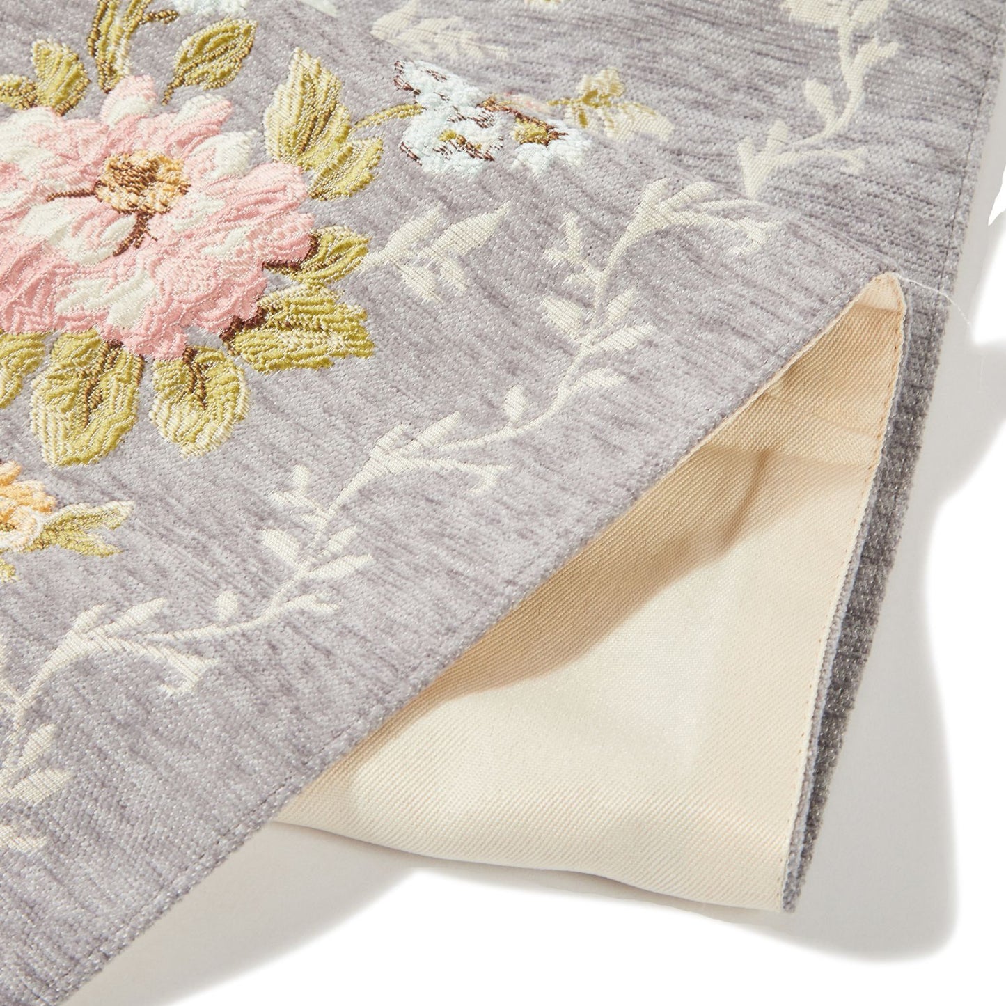 Pure Embroidered Rug With Latex Pad