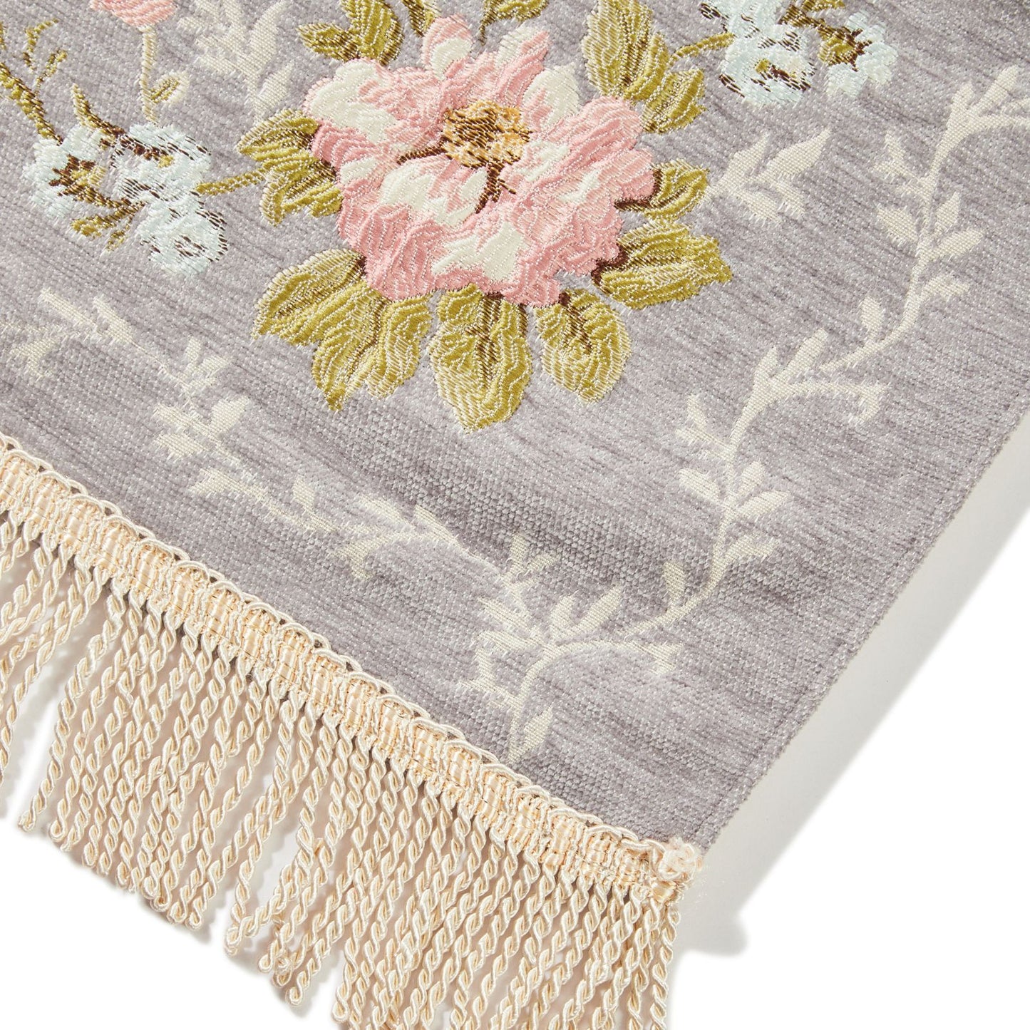 Pure Embroidered Rug With Latex Pad