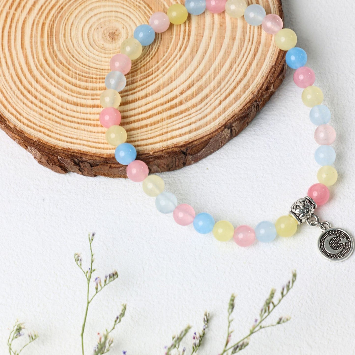Quartzite Bracelet Tasbih 33 Beads