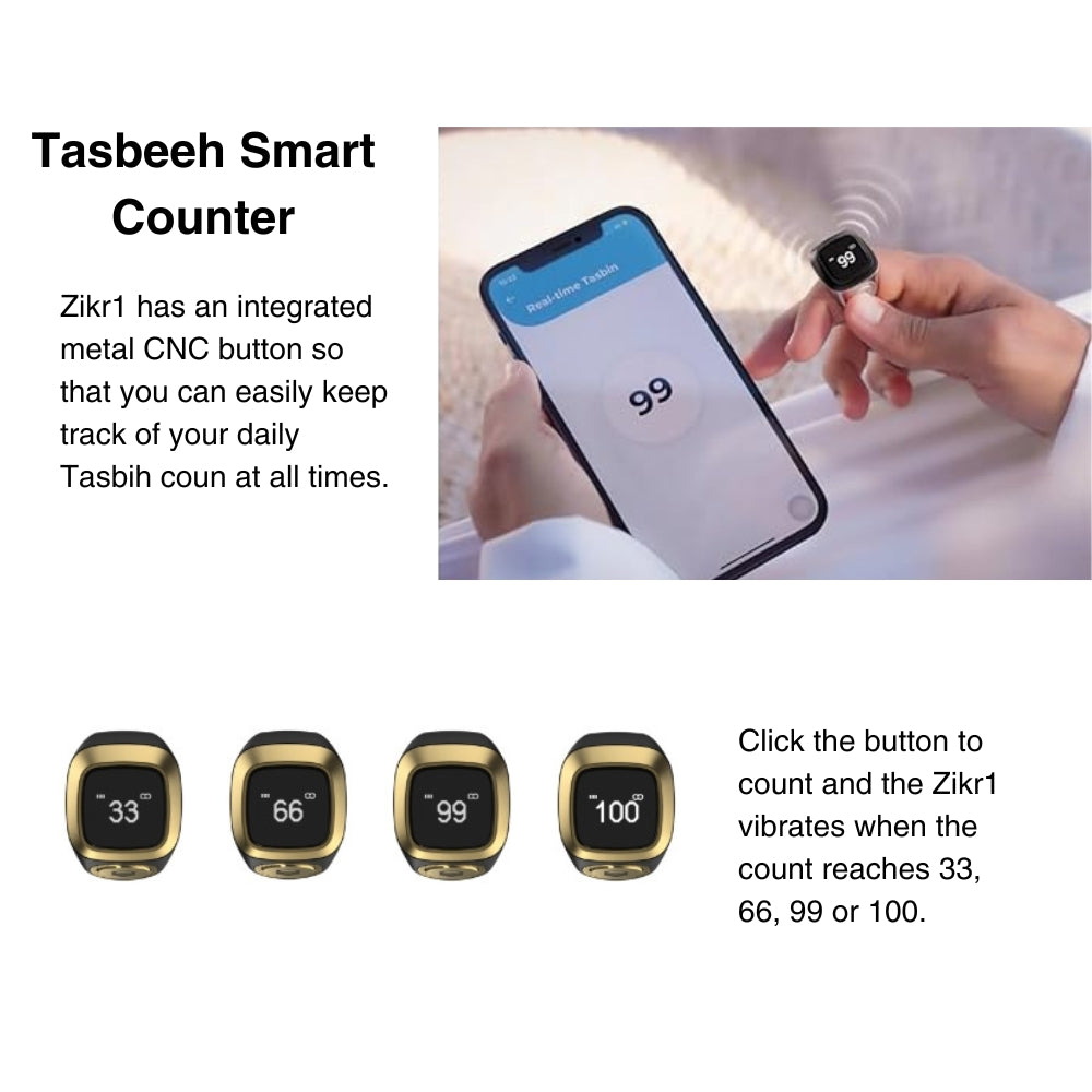 Smart Tasbih With Azan Clock & Bluetooth