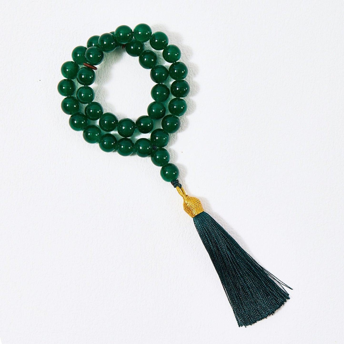 Simple Solid Color Glass-Tasbih Islamic Prayer Beads