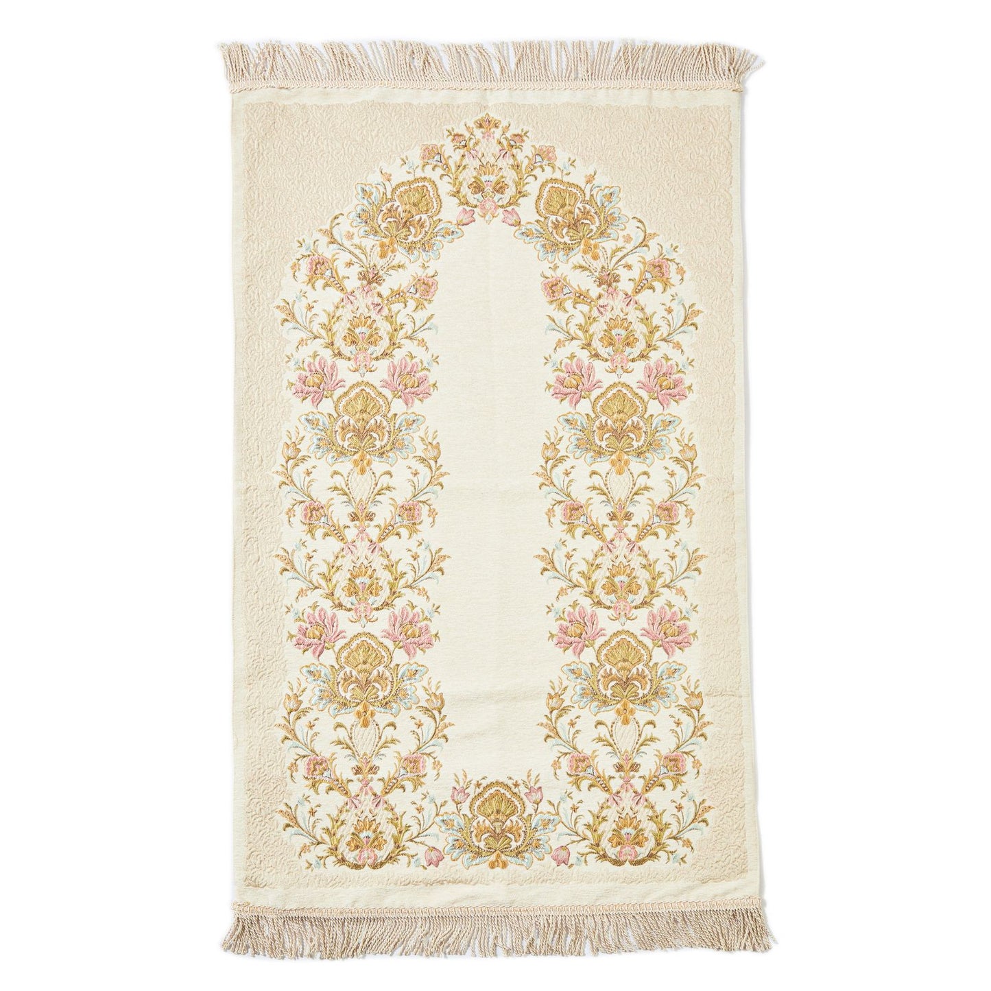 Standout Embroidered Rug With Latex Cushion