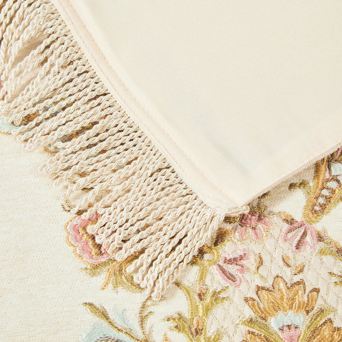 Standout Embroidered Rug With Latex Cushion
