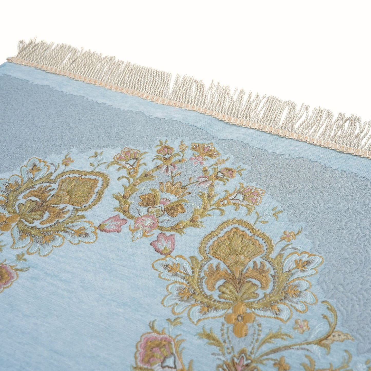 Standout Embroidered Rug With Latex Cushion