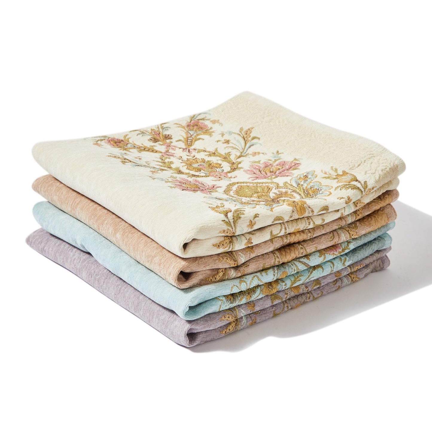 Standout Embroidered Rug With Latex Cushion