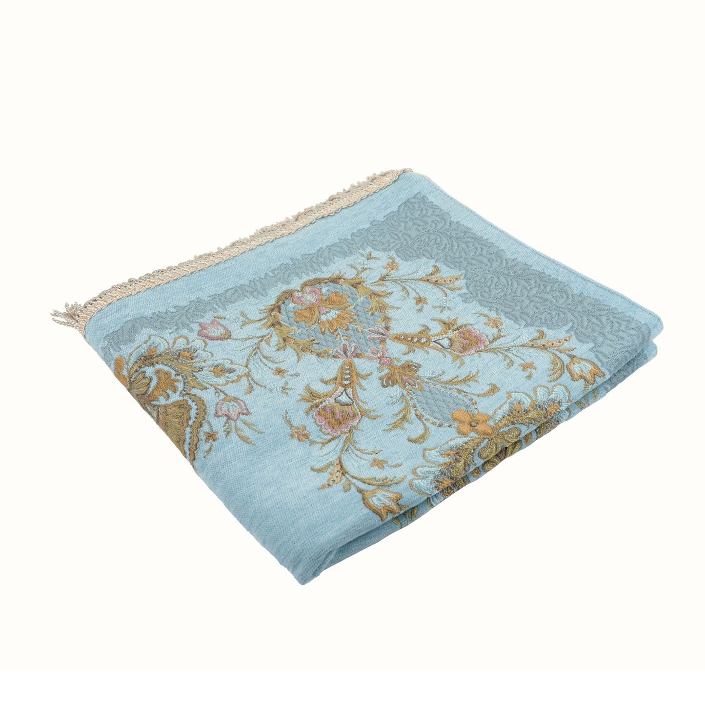 Standout Embroidered Rug With Latex Cushion