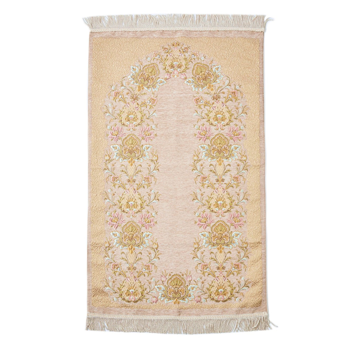 Standout Embroidered Rug With Latex Cushion