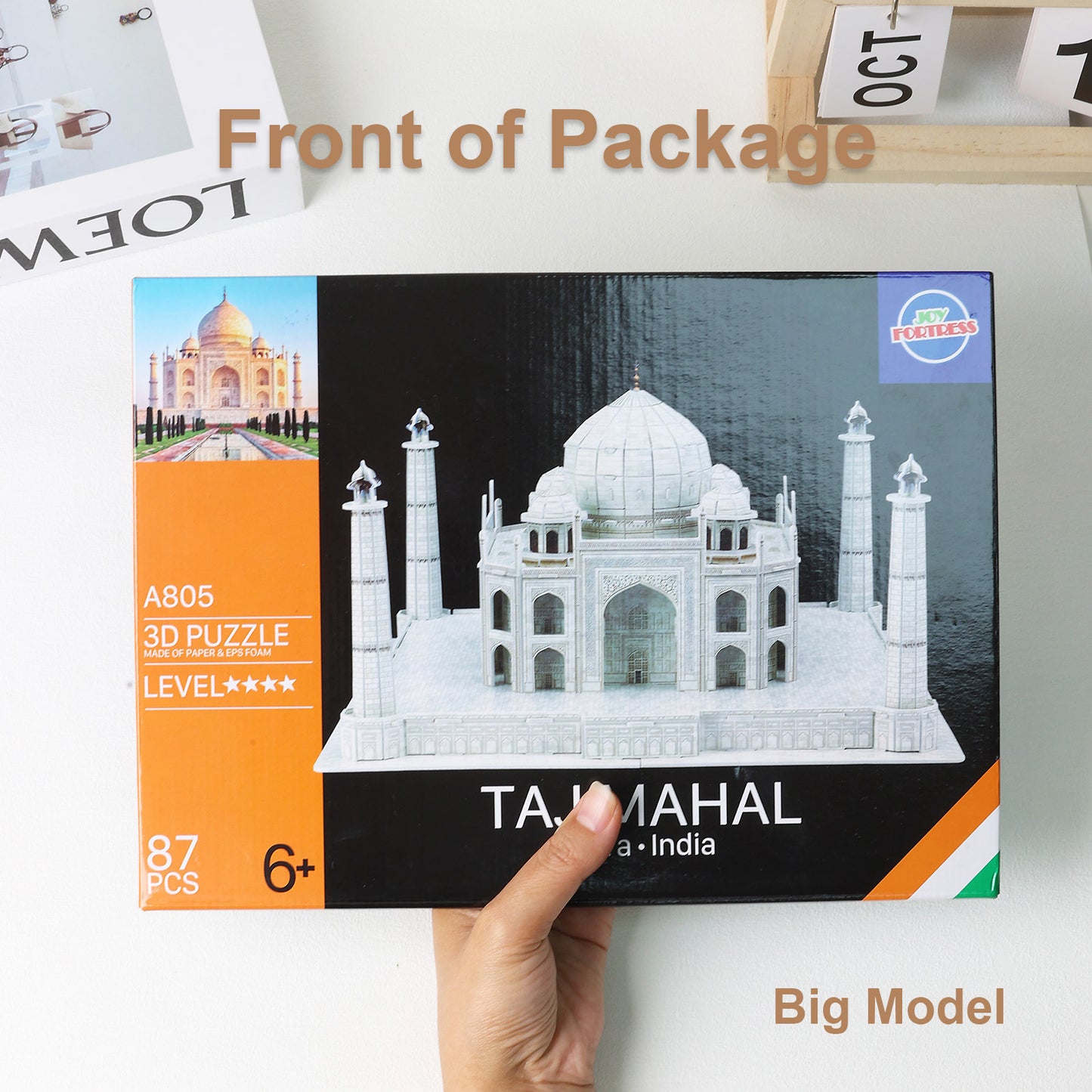 3D Paper Puzzle Of Taj Mahal