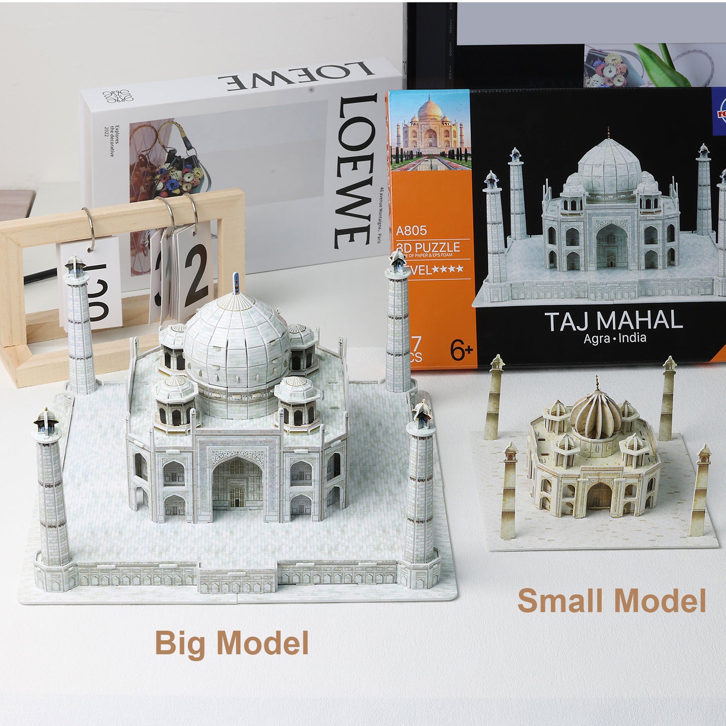 3D Paper Puzzle Of Taj Mahal
