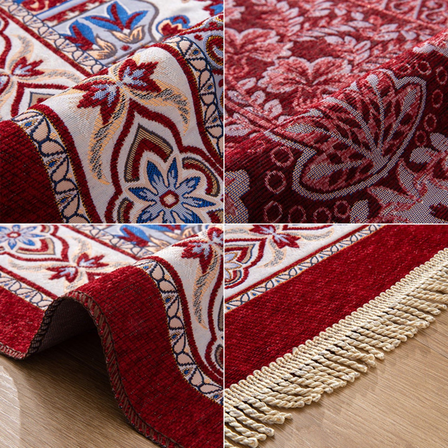 Thin Chic Vase Flower Muslim Prayer Rug